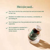 Naternal Vitamins IronBiotic Iron | The Female Edit