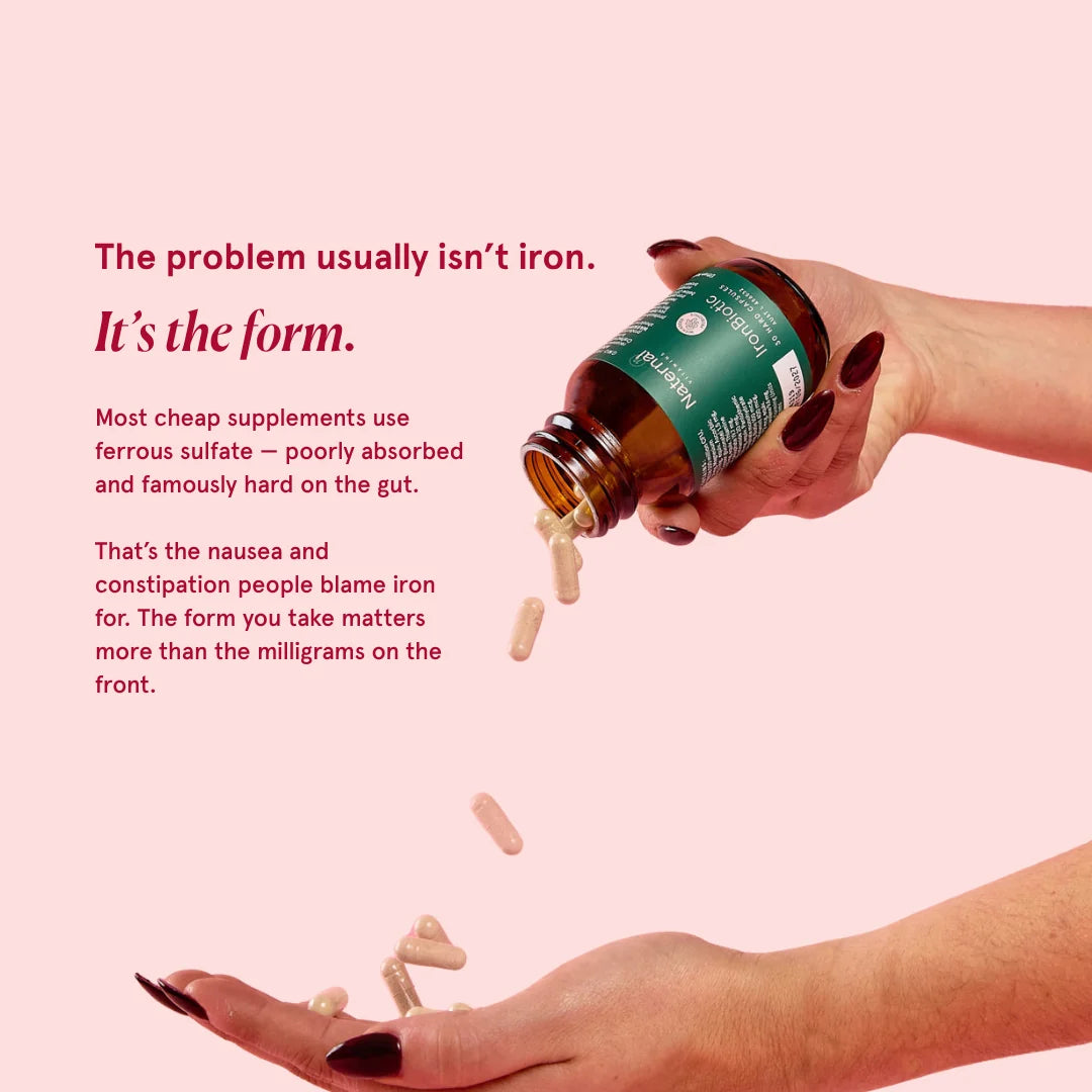Naternal Vitamins IronBiotic Iron | The Female Edit