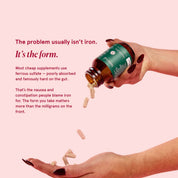 Naternal Vitamins IronBiotic Iron | The Female Edit